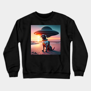 Space Dog #8 Crewneck Sweatshirt